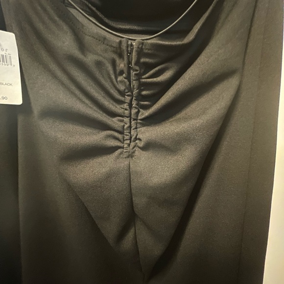 Halter A- Line Dress with Slip - Picture 6 of 10